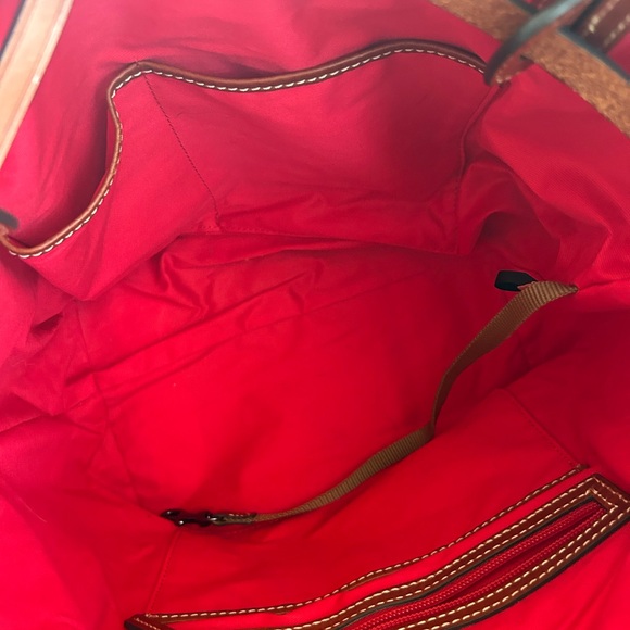 Dooney & Bourke Buckley Brown Leather Tote Bag